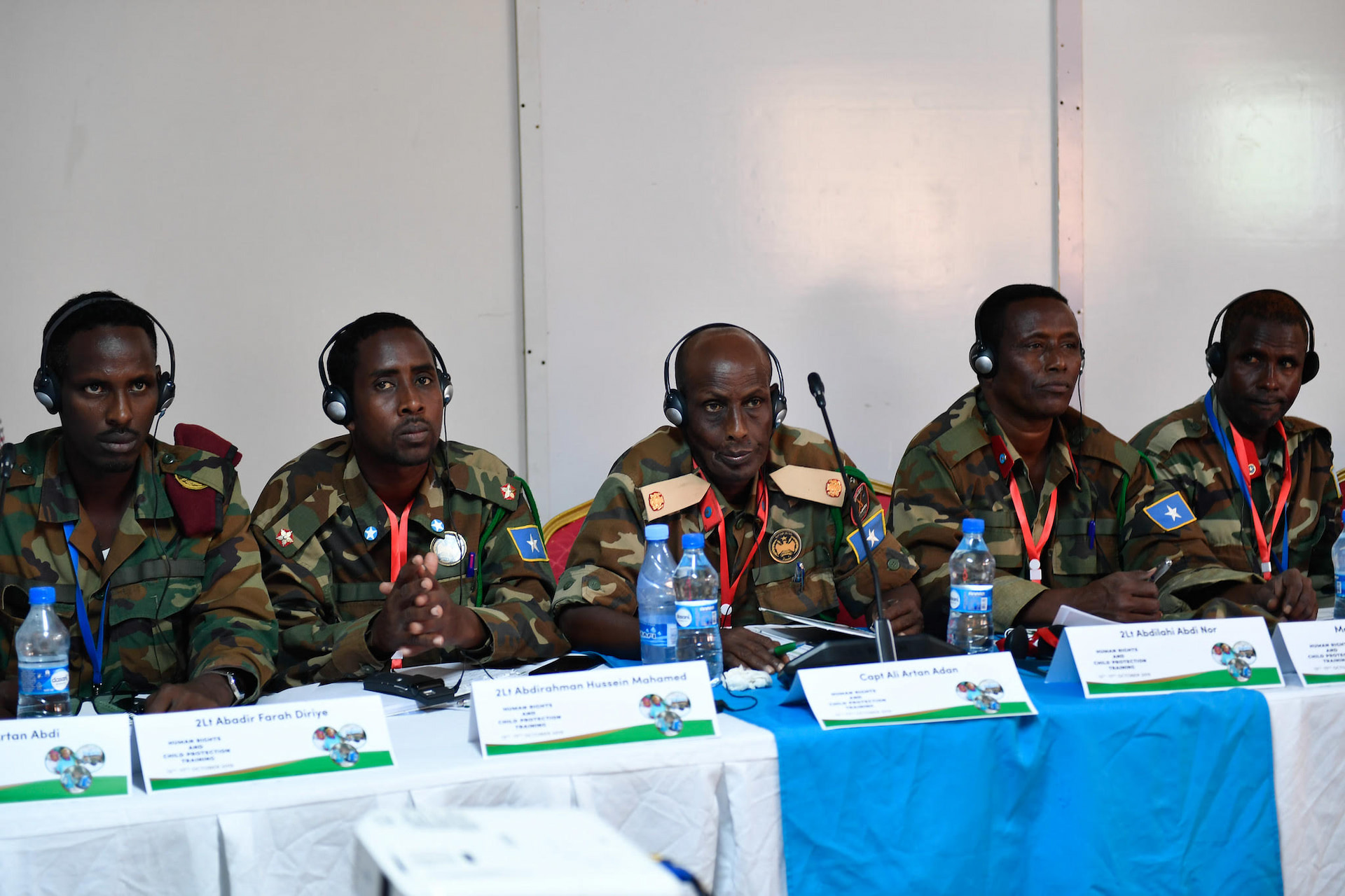 Somali National Army officers undergo training in human rights and child protection
