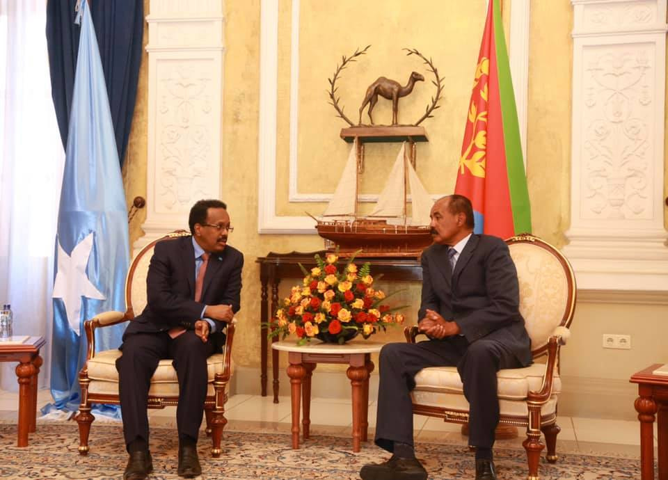JOINT COMMUNIQUE ON THE VISIT OF THE PRESIDENT OF SOMALIA, H.E MOHAMMED ABDULLAHI MOHAMMED TO ERITREA
