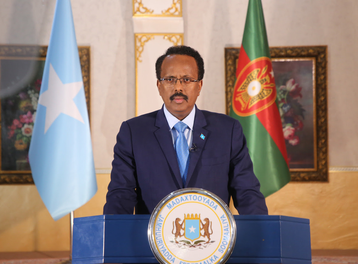 The Somali President congratulates the National Army on its 60th anniversary