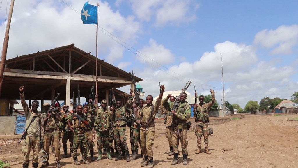 SNA special forces conduct operations in lower Shebelle region.