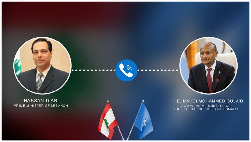 Care taker Prime minister sends message of condolence to the people of Beirut