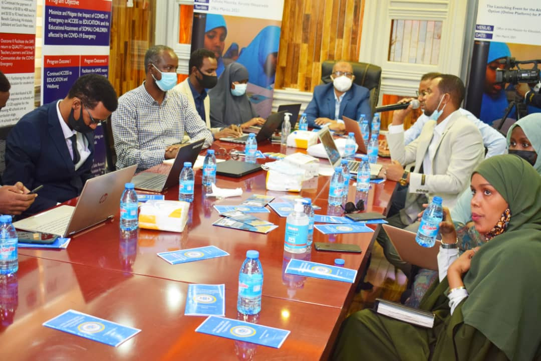The Ministry of Education, Culture and Higher Education of the Federal Government of Somalia launches an Alternative Learning Option (Online Platform)