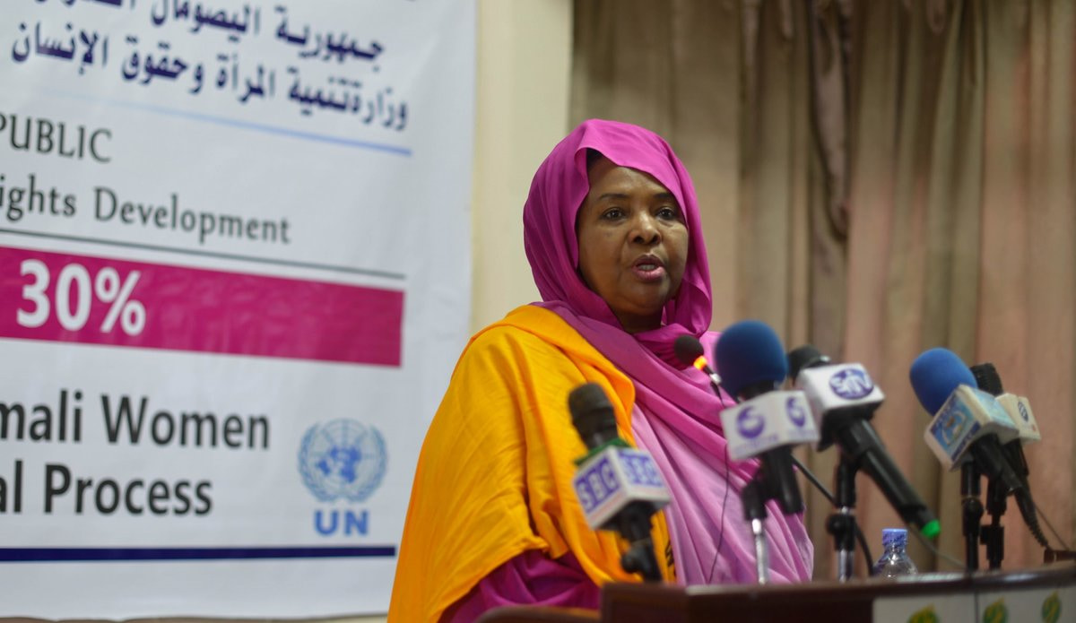 UK calls for 30% women's quota in Somali elections