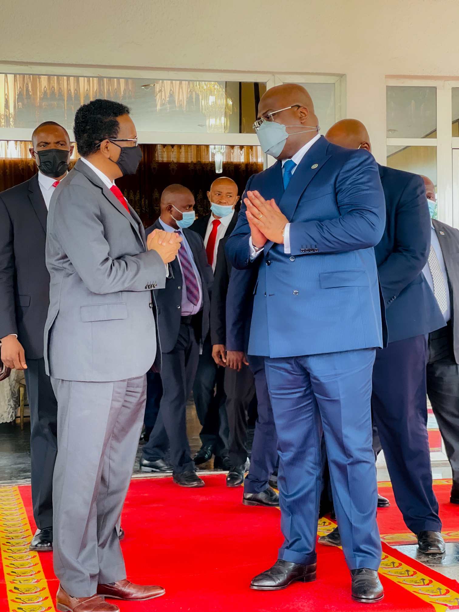 President Farmajo Arrives back in Mogadishu