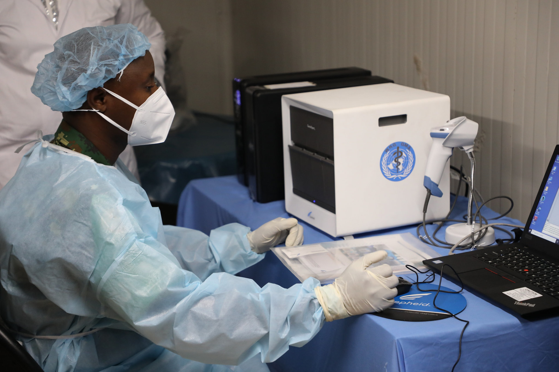 AMISOM Burundi contingent receive COVID-19 testing equipment and train their health officers on how to use it
