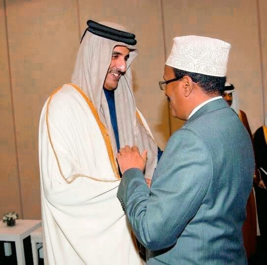 President Farmajo had a telephone conversation with the Amir of State of Qatar