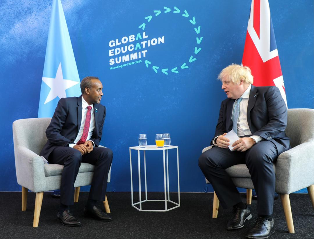 Prime Minister Roble held talks with UK PM at the Global Education Summit