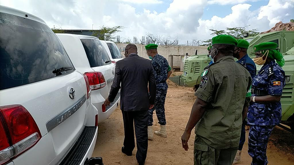 AMISOM Police acquire fleet of armoured vehicles to boost election security