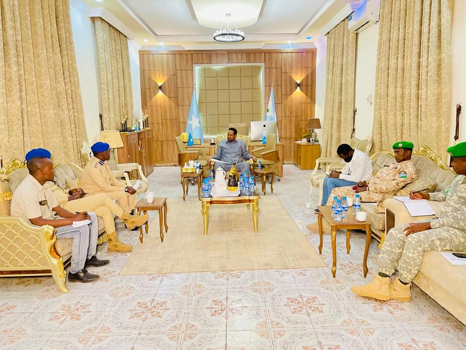 Galmudug State DP meets SNA, AMISOM officials on speeding up the security operation