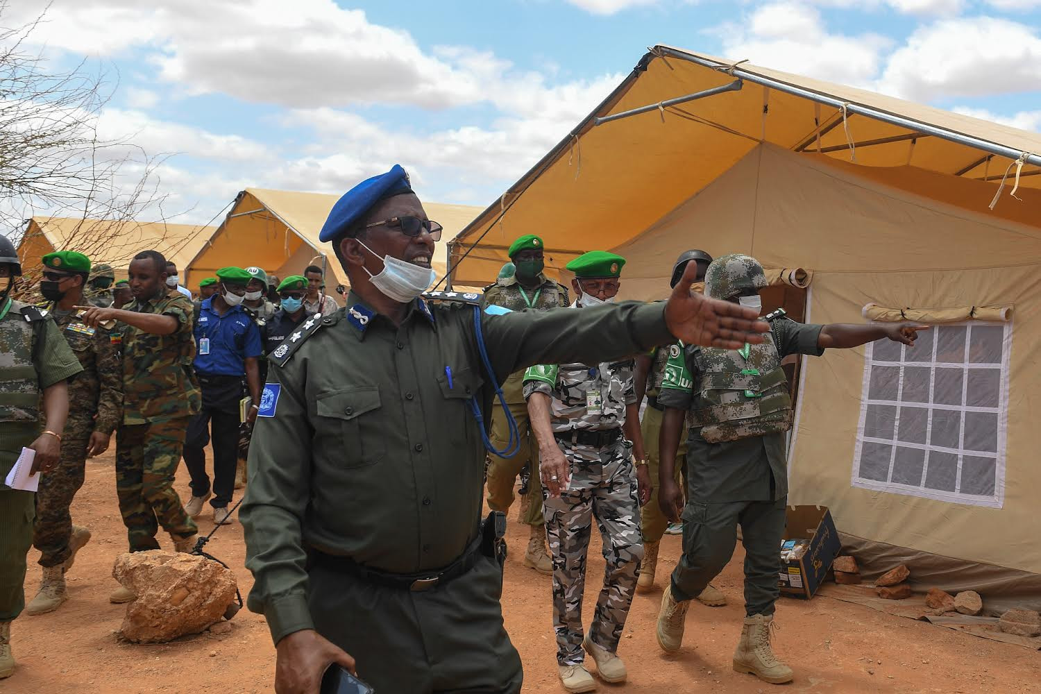 Gedo Governor: AMISOM Personnel to support Somalia Security Forces in Garbaharey has restored public confidence on election security