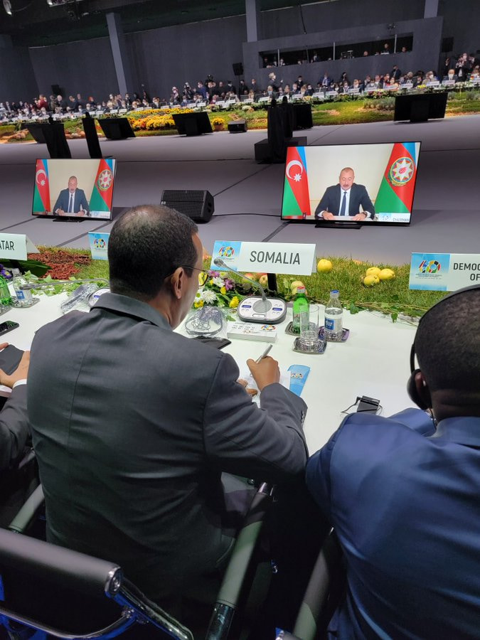 Commerce Minister of Somalia attends 60th Anniversary of the Non-Aligned Movement in Serbia