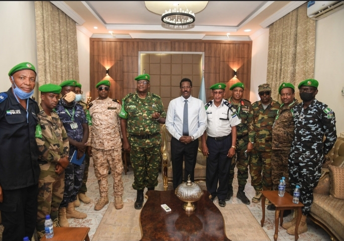 High-level delegation from AMISOM visit Galmudug State to assess election security preparedness
