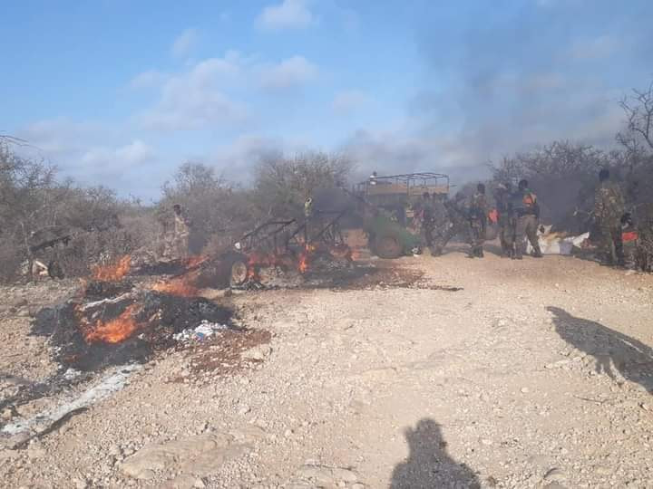 SNA forces kill 4 terrorist militants fighting, rescue food on donkeys carts