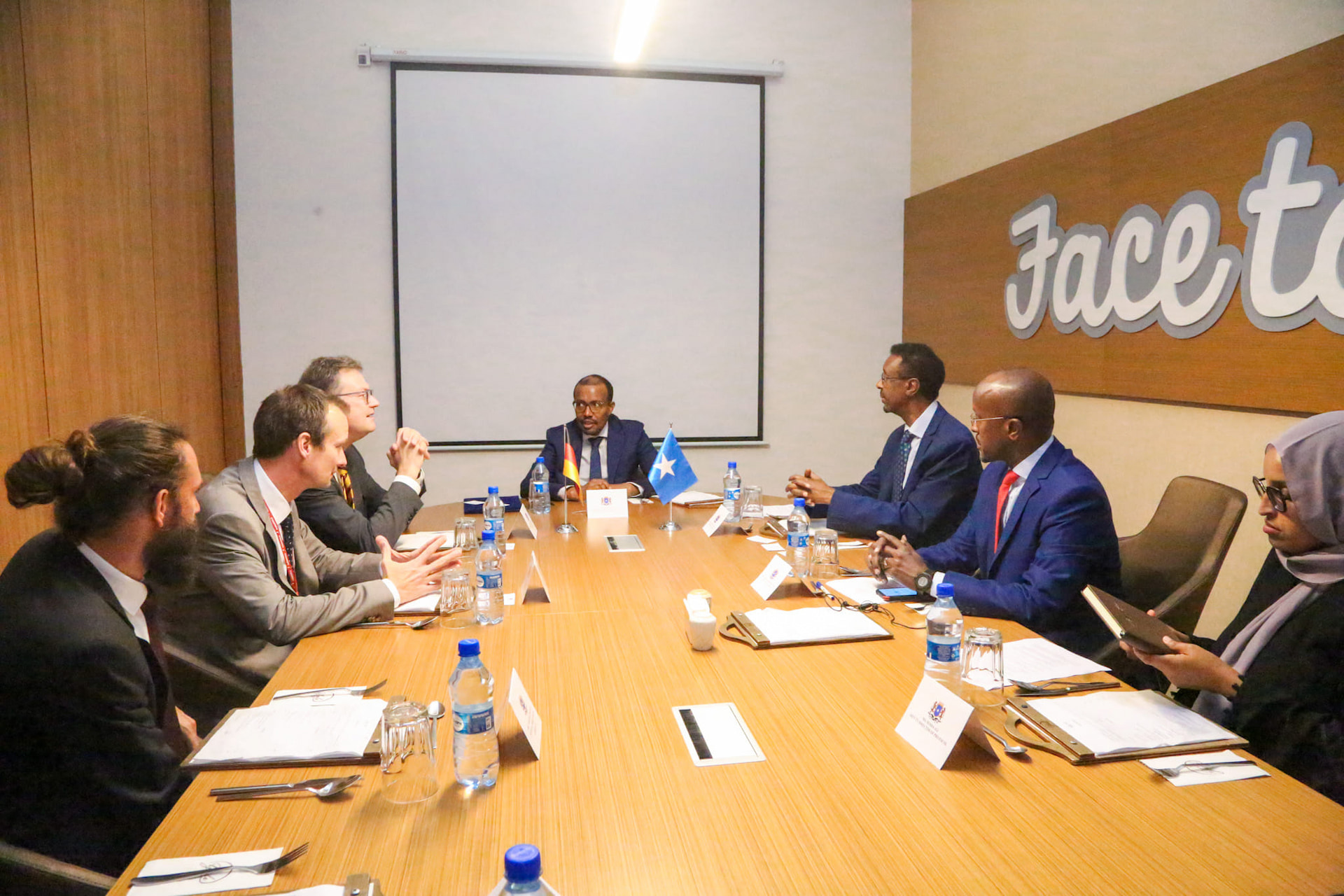 Somalia's foreign minister received delegation from Germany