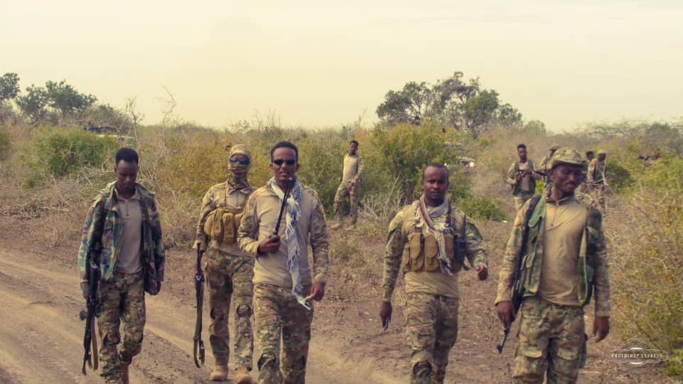 Danab commandos conduct planned operations in middle Shabelle