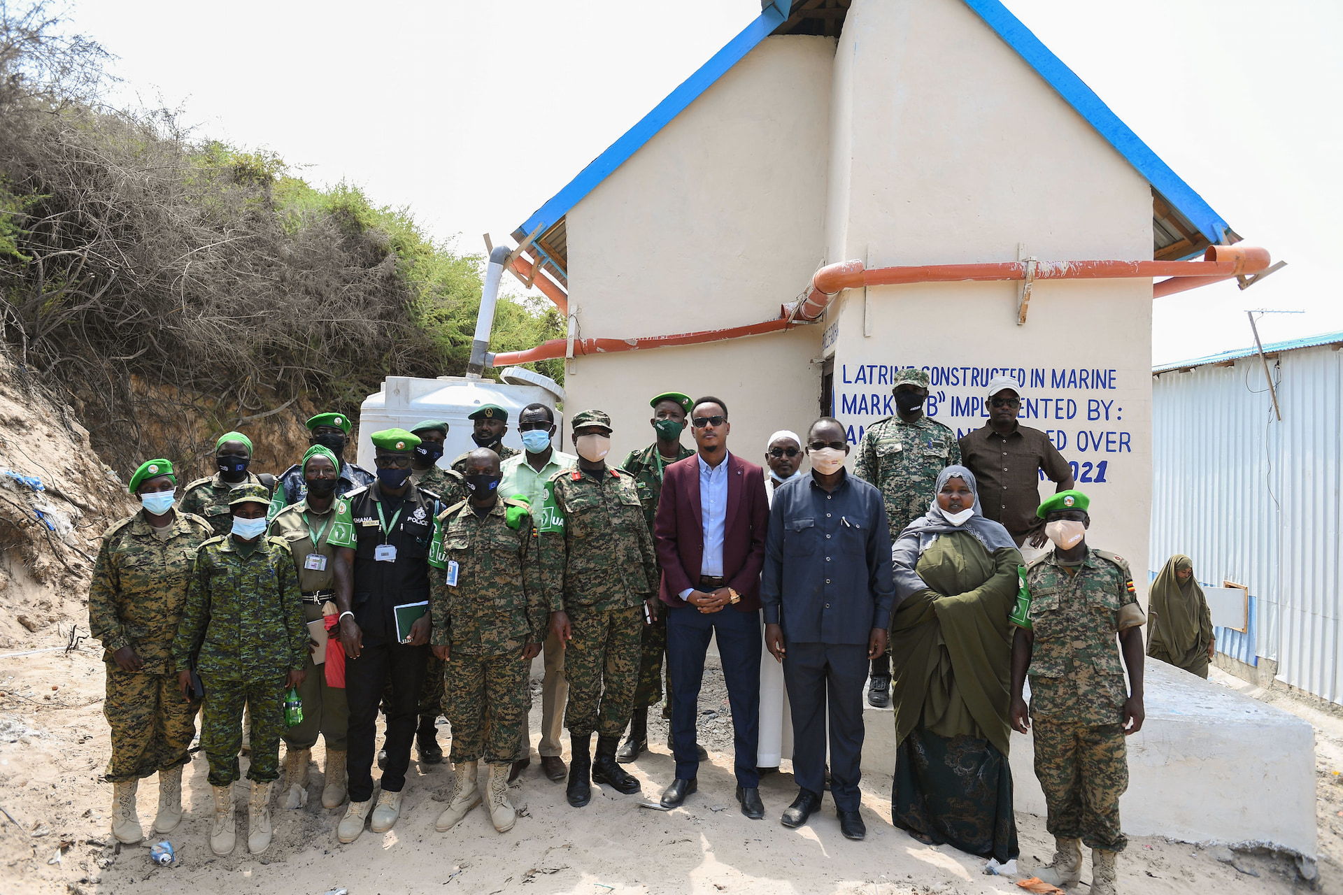 AMISOM hands over new ablution facilities in Mogadishu