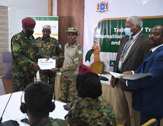 AMISOM concludes Training of Trainers course for SNA in International Humanitarian Law and International Human Rights Law