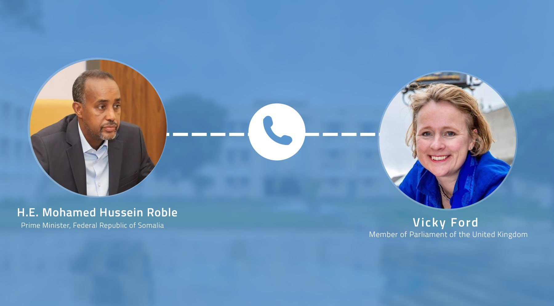 UK Minister Vicky Ford spoke with PM Roble to reassure UK Support for Urgent NCC meeting