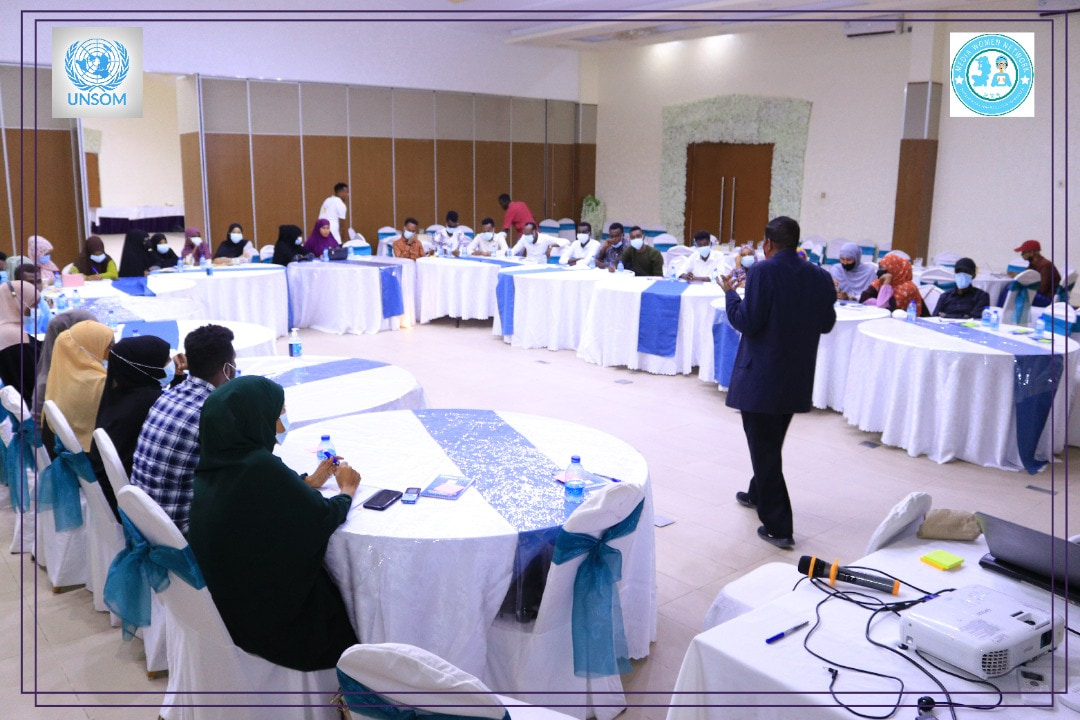 The Director General of the Ministry of Information opens a training for journalists In Mogadishu