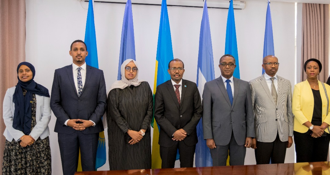Minister Abdisaid goes on an official visit to Rwanda