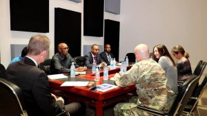 Minister of Defense meets with US Chargé d'Affaires in Mogadishu