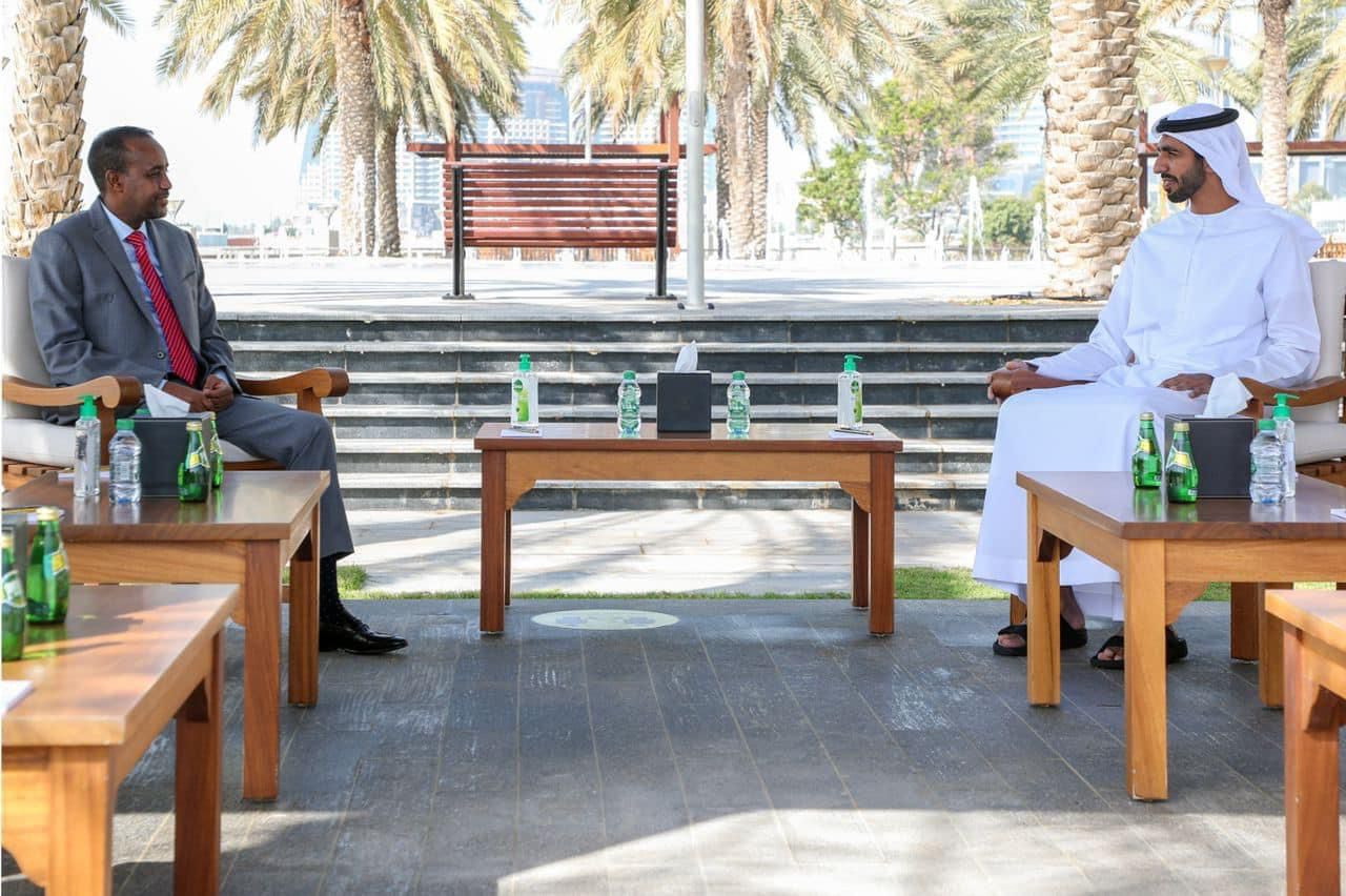PM Roble meets UAE Minister of State at the Ministry of Foreign Affairs