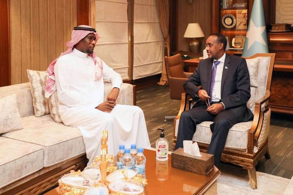 Prime Minister Roble meets Saudi Arabia Ambassador to Somalia