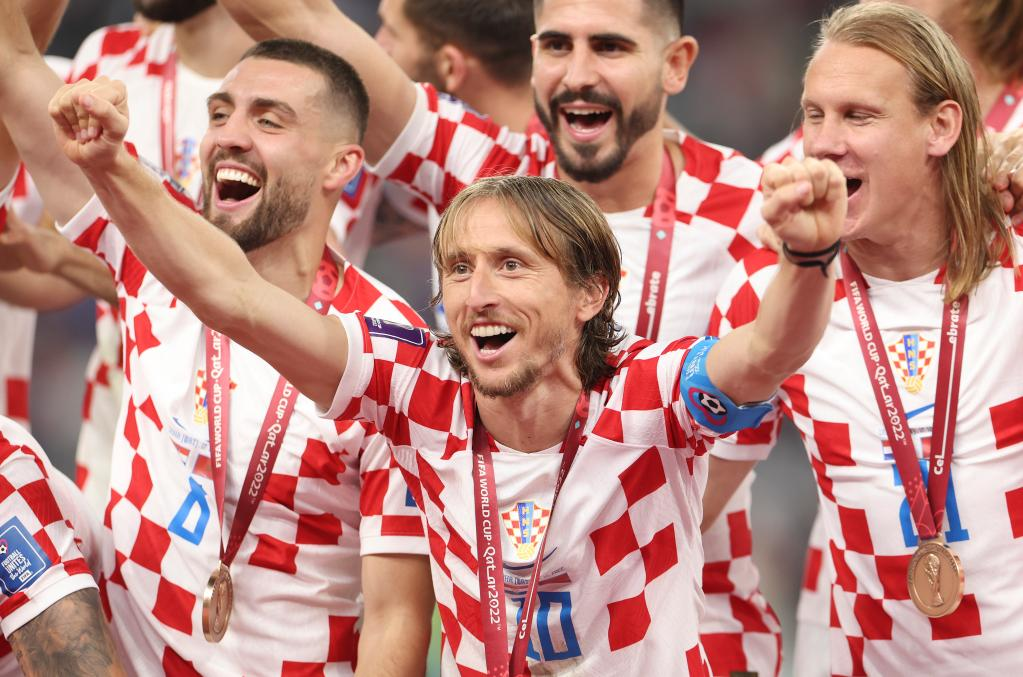 Croatia beats Morocco 2 - 1 to take the third place of the World Cup