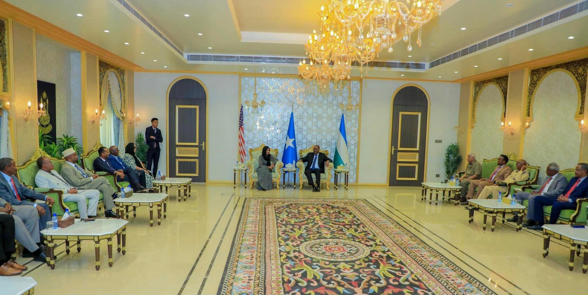 President of Somalia’s Puntland State receives Ilhan Omar: A member of the US Congress