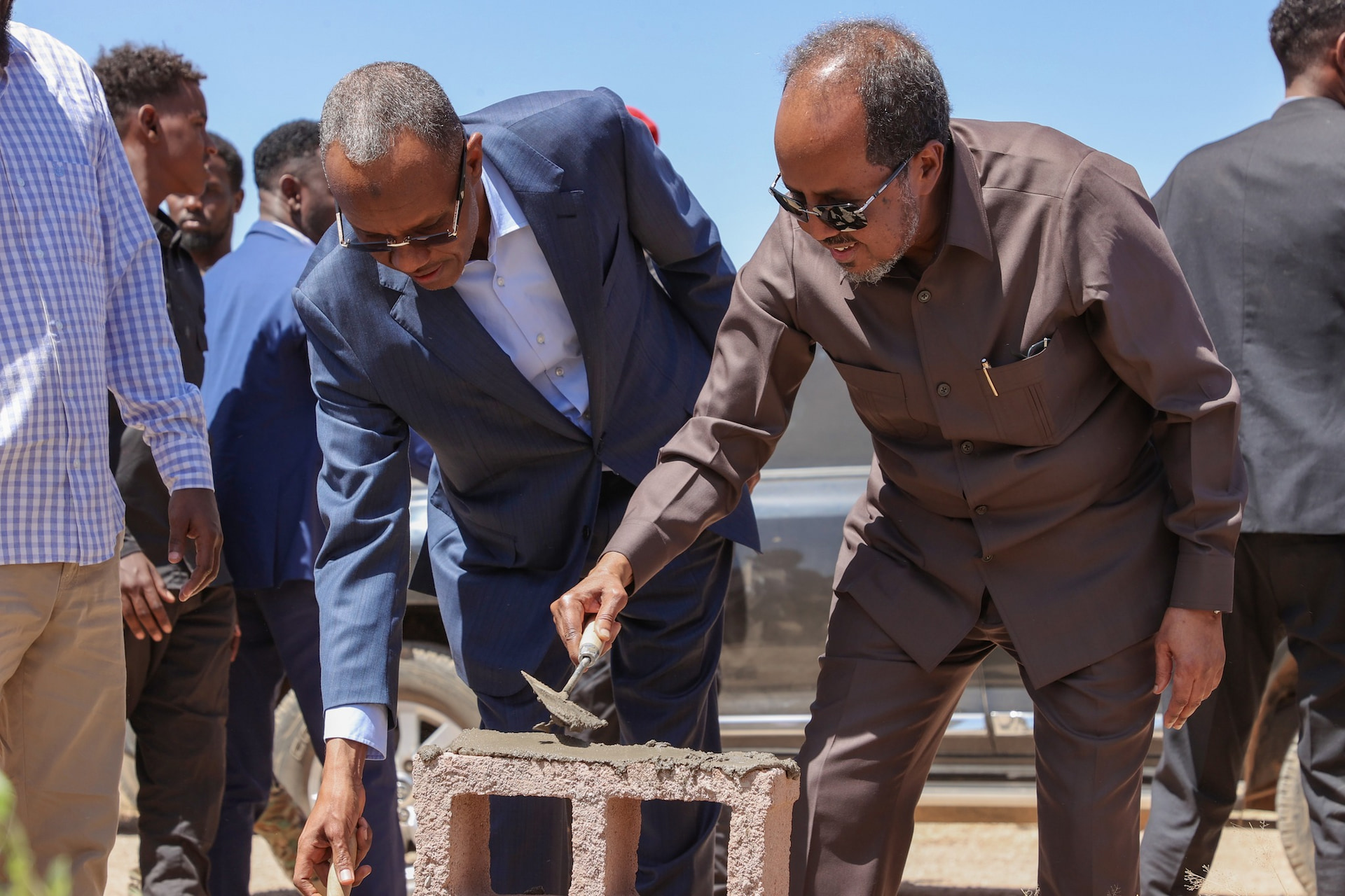 Somali President, Southwest President lay foundations for the HQ Presidency in Baidoa