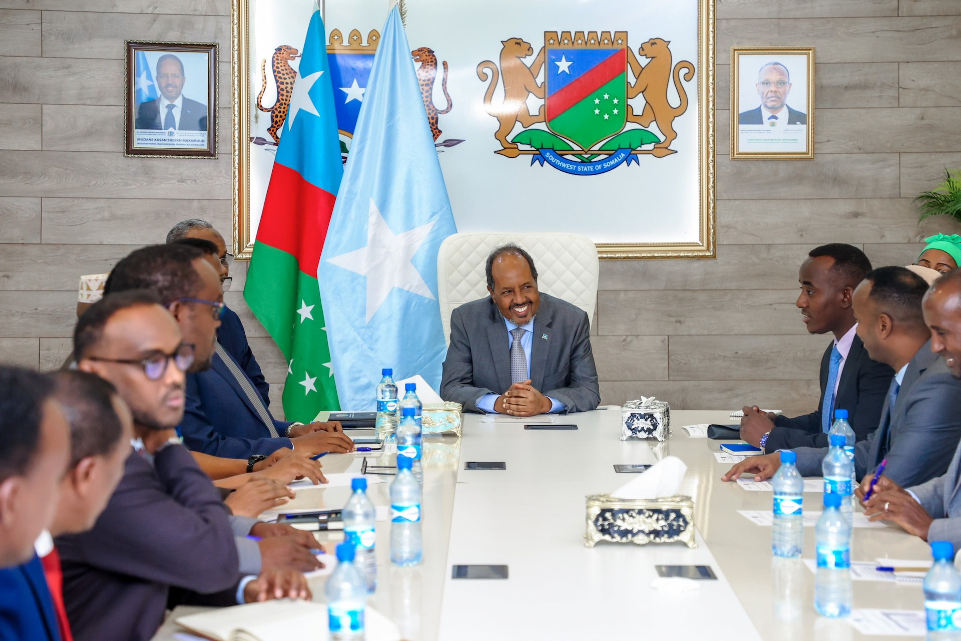 Somali President chairs meeting of the Southwest State Cabinet