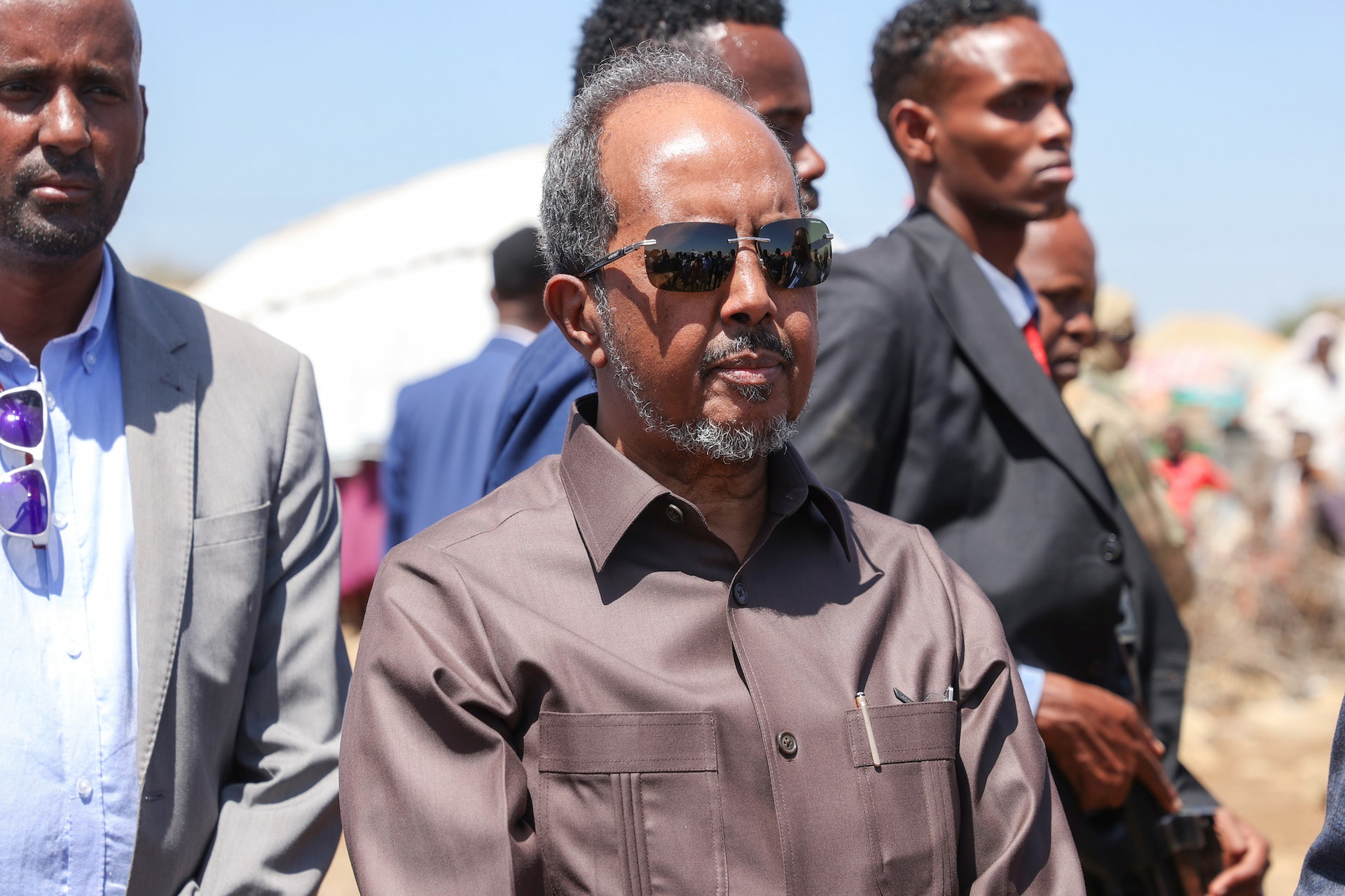 Somalia's President, Southwest State President inspect Bay regional Hospital, displaced areas