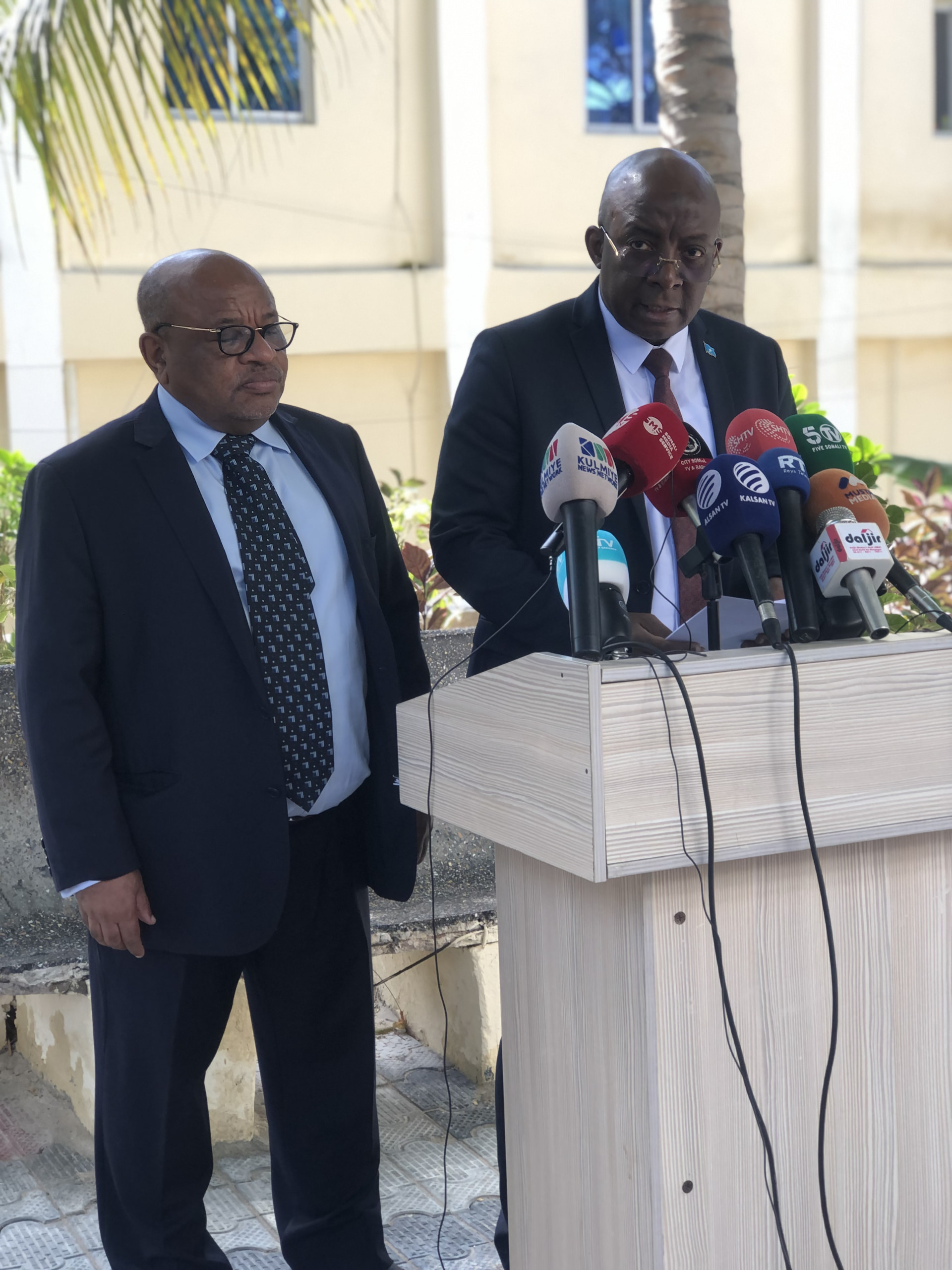 Information Minister, AU Representative brief the media on the latest military progress