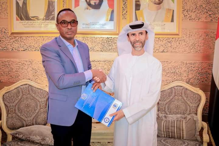 National Disaster Management Agency Chairman, UAE Ambassador Discuss Cooperation in Addressing Drought and Development in Somalia.