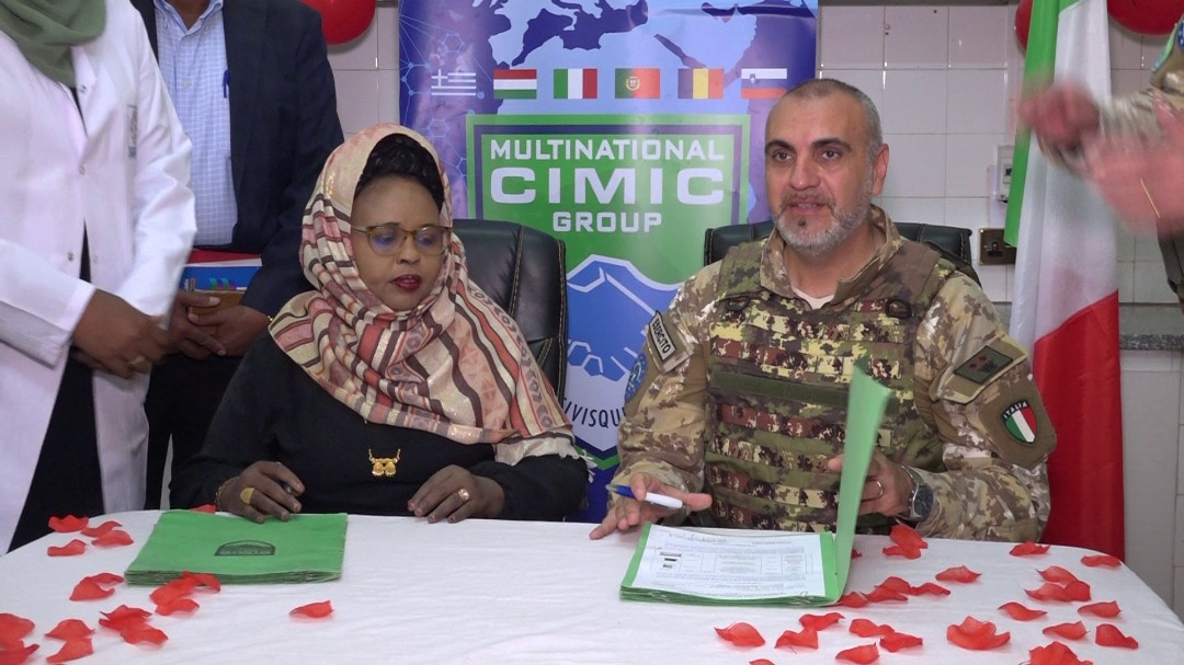 Benadir Hospital receives lab support from Italian Military in Somalia