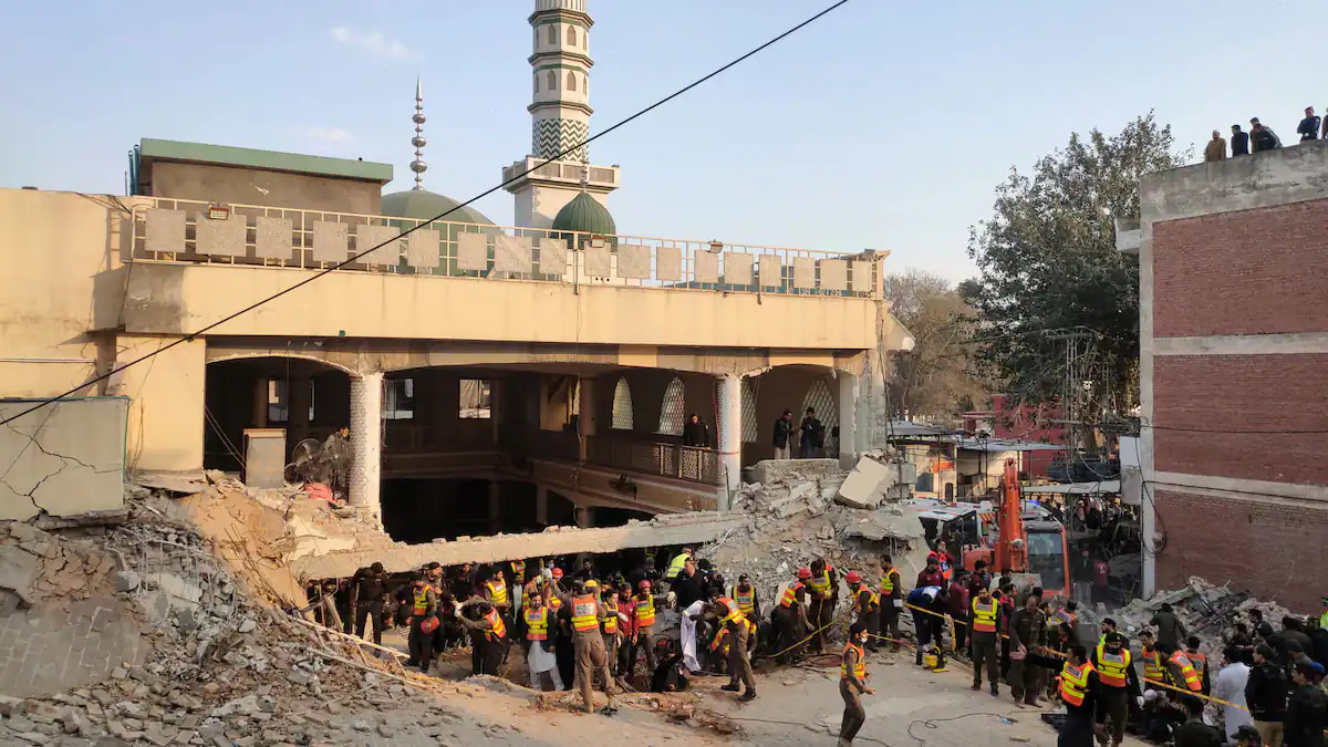 83 killed, 157 wounded, as suicide blast rips through Pakistan police mosque