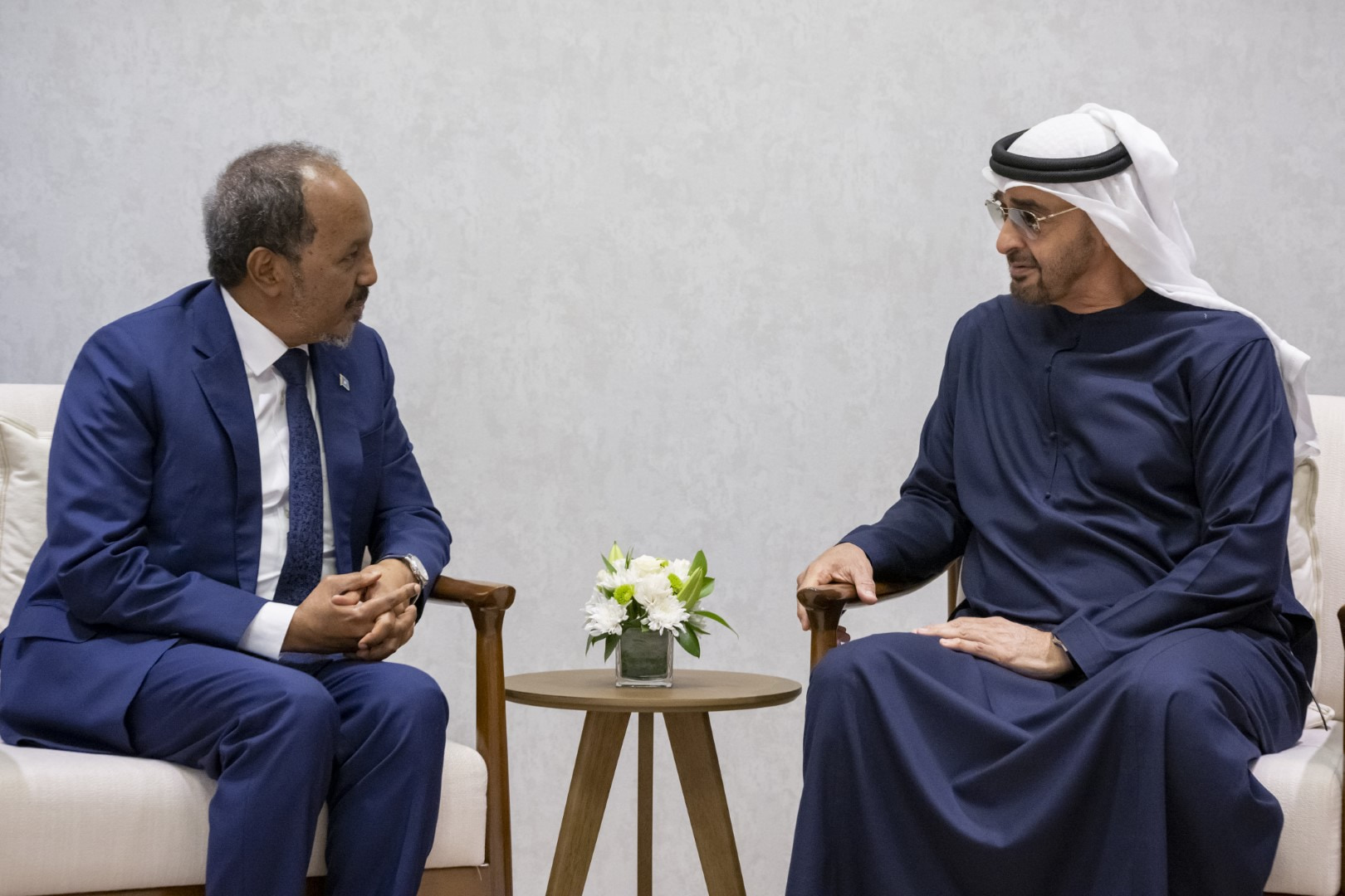 Somali President meets UAE counterpart at IDEX 2023