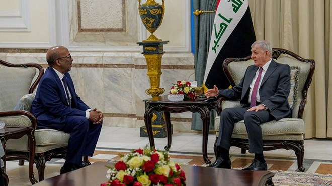 Somali President extends an official invitation to Iraqi President