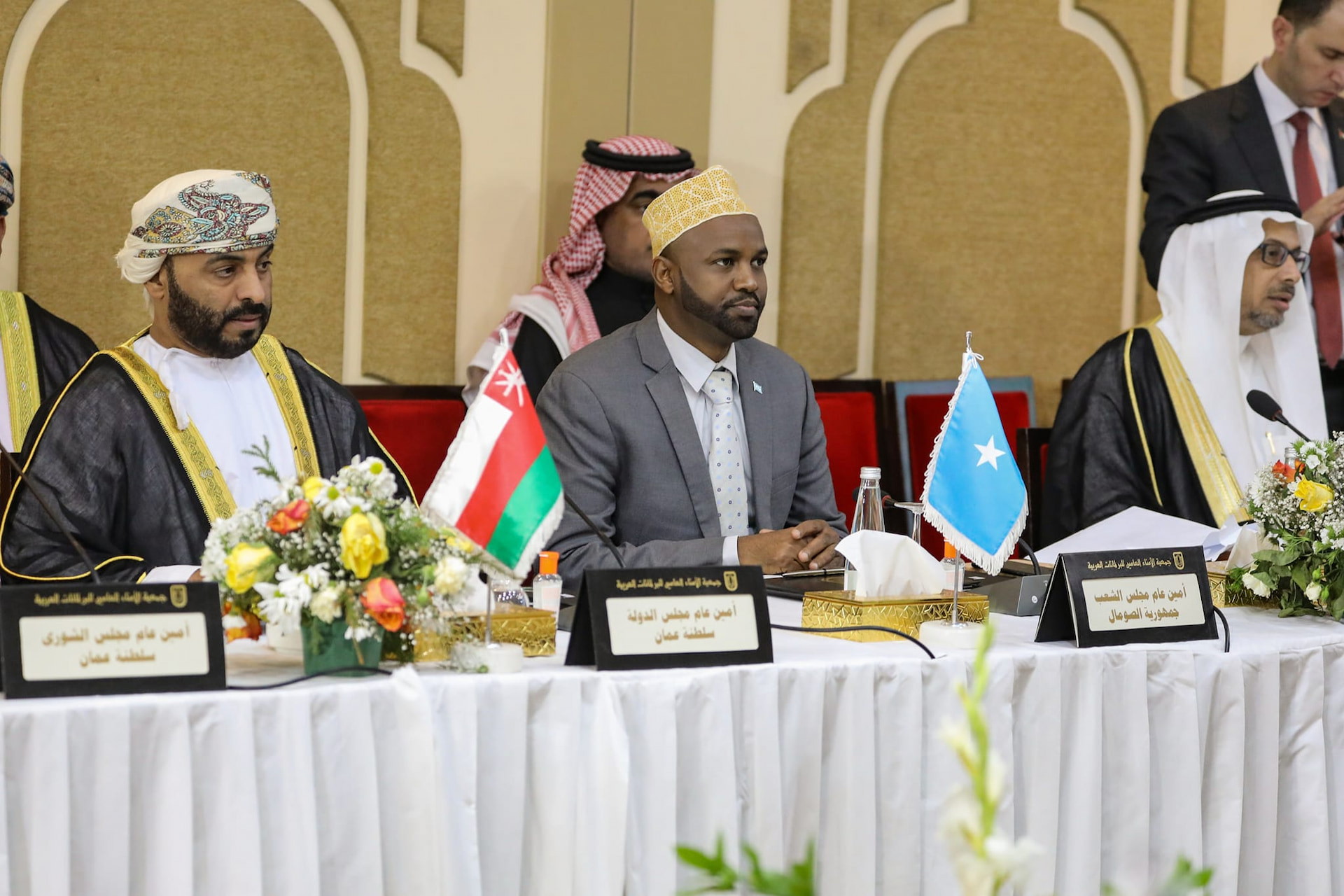 Somali parliament's Secretary General attends a meeting in Baghdad