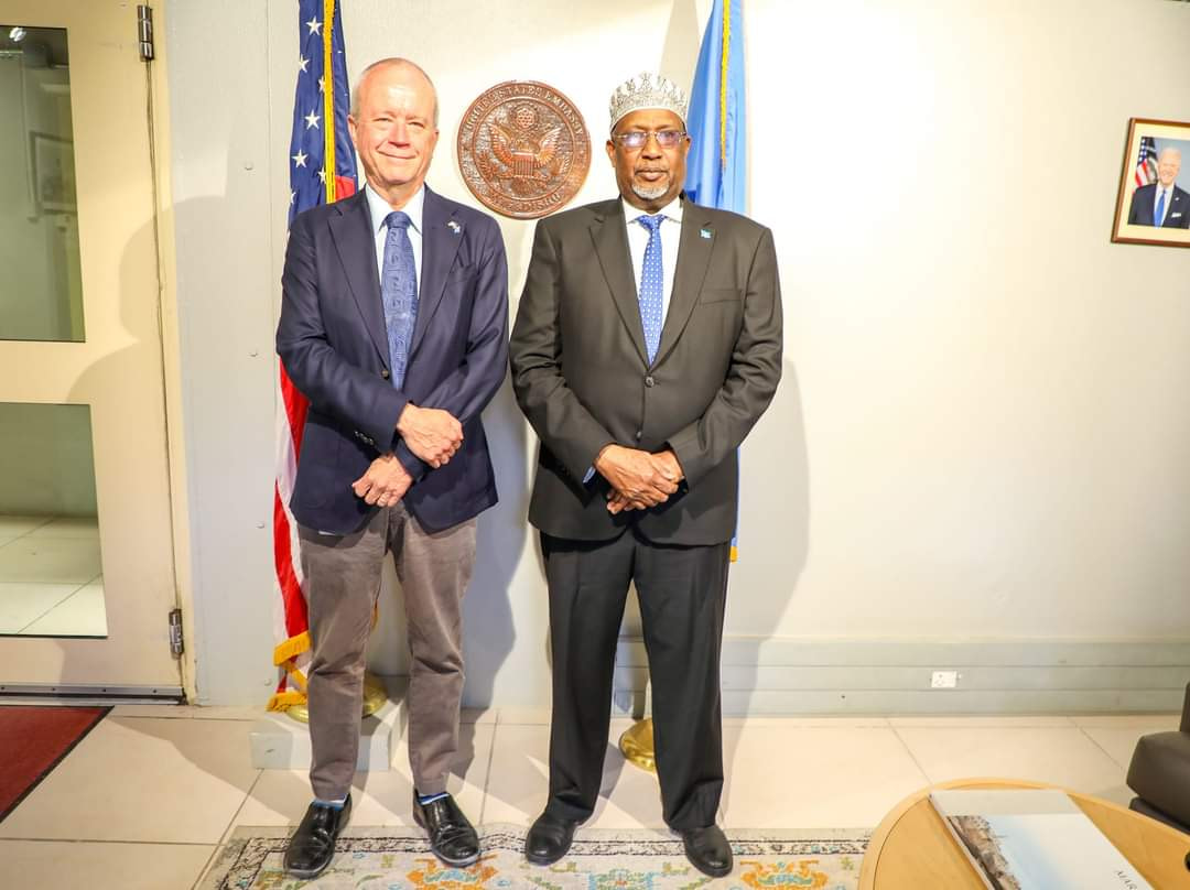 Parliament Speaker Meets US Ambassador to Somalia