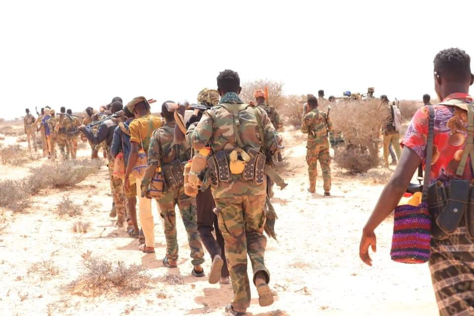 Somali National Army conducts operations in southern Mudug