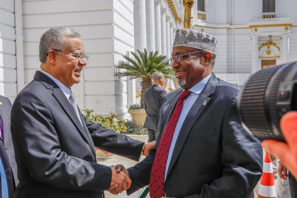 Somali Speaker meets his Egyptian counterpart in Cairo