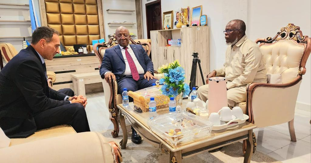 Somalia's Minister of Information receives Italian Ambassador