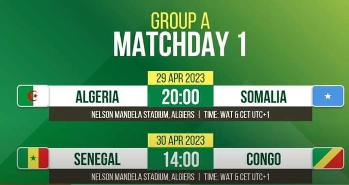 Somali under-17 National team plays their first game in Algeria