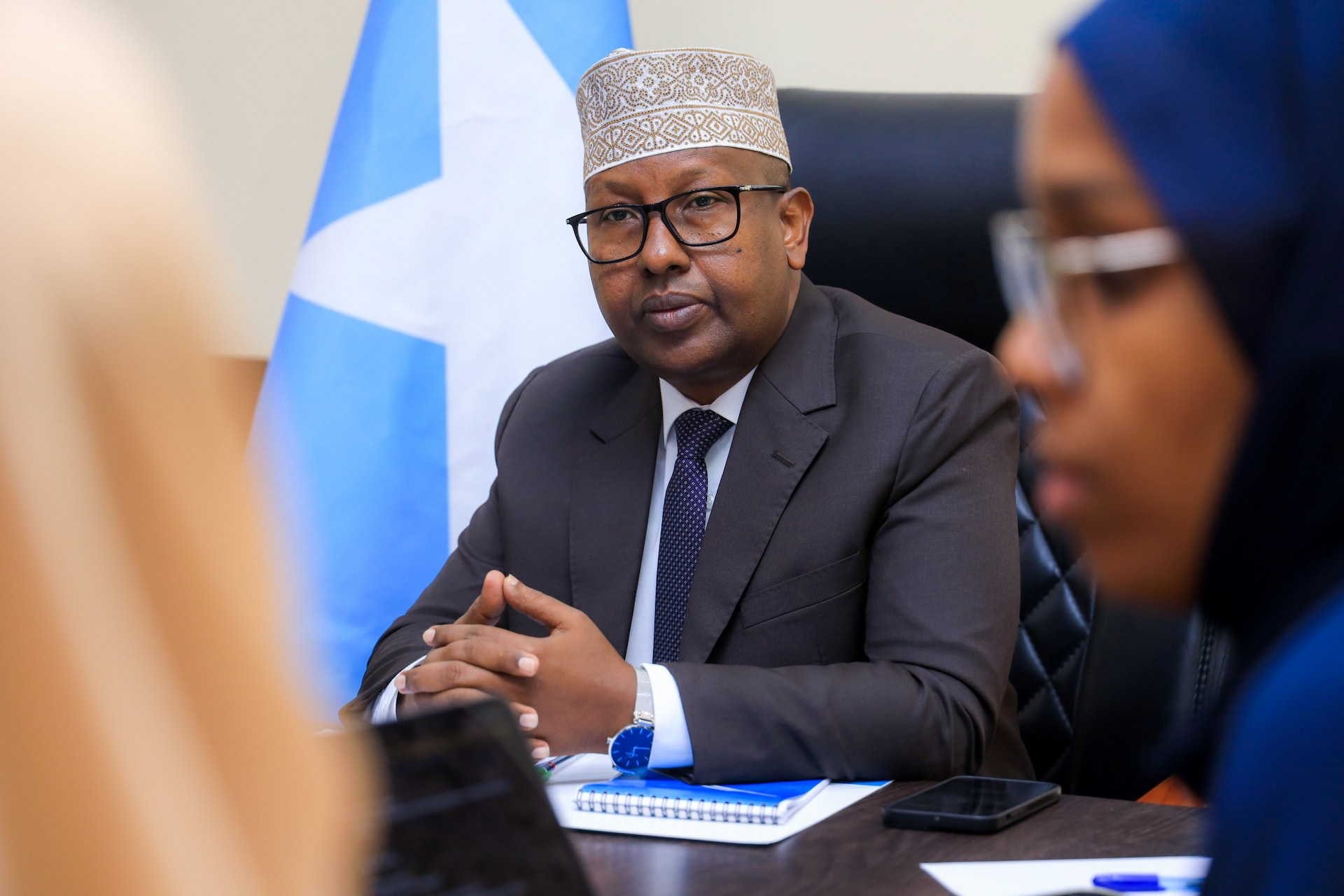 Somalia's Minister of Interior Meets with UNHCR Officials
