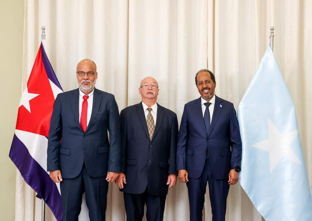 Somali President receives diplomatic credentials from three new Ambassadors