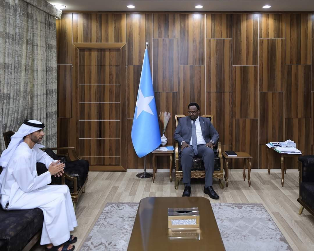 Deputy Prime Minister receives UAE Ambassador to Somalia