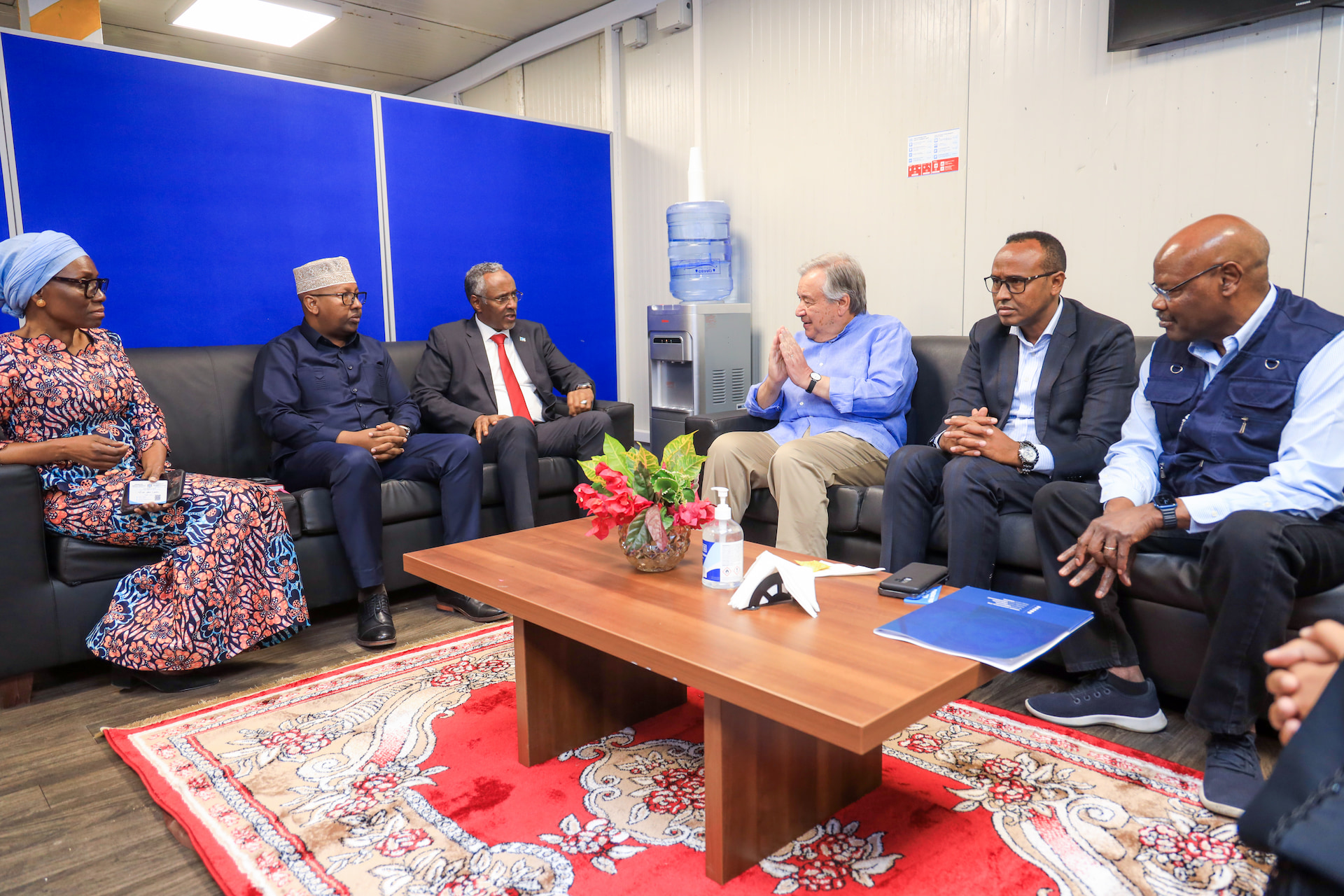 UN Boss visits South West Somalia to observe the humanitarian situation