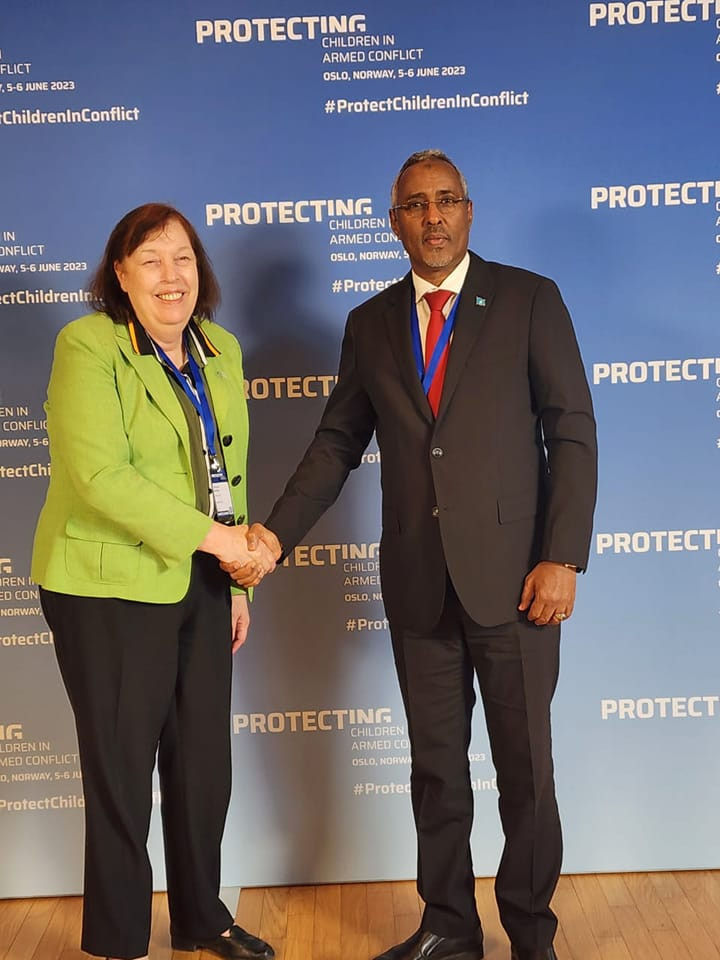Foreign Affairs Minister discusses the Somali Children situation with the UN