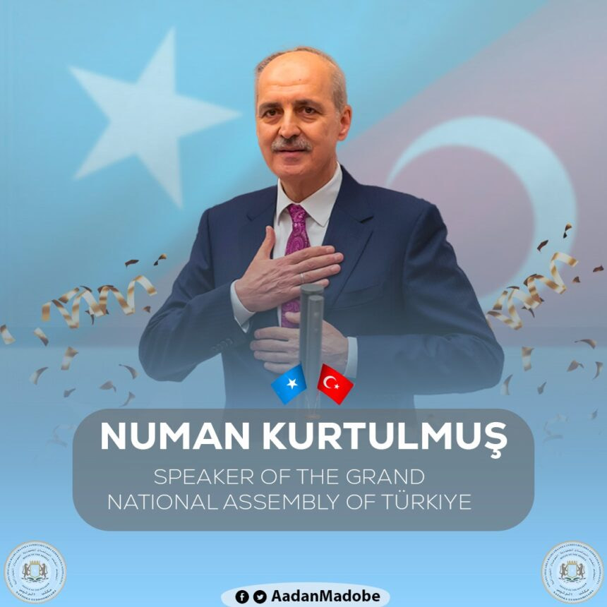 Speaker of Somali Parliament Congratulates Newly Elected Turkish Speaker.